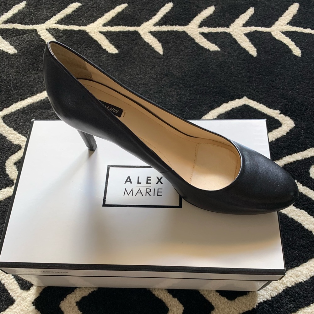 Alex Marie Black Heels (New with Box)